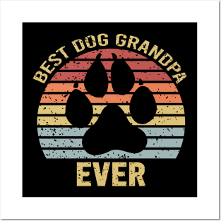 Best Dog Grandpa Ever Posters and Art